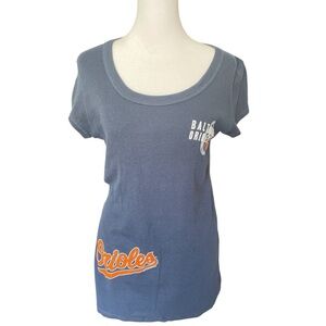 Baltimore Orioles Women's Blue Short Sleeve Tee